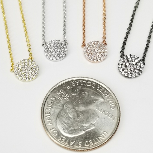 💖 New in Gift Box 🎁 CZ Diamond Choker Collar Necklace - Picture 8 of 9